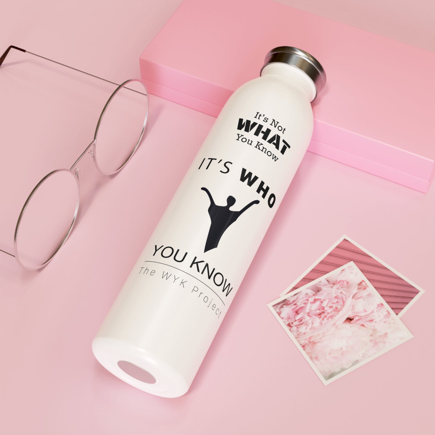 WYKProject for Fundraising 20oz Slim Water Bottle