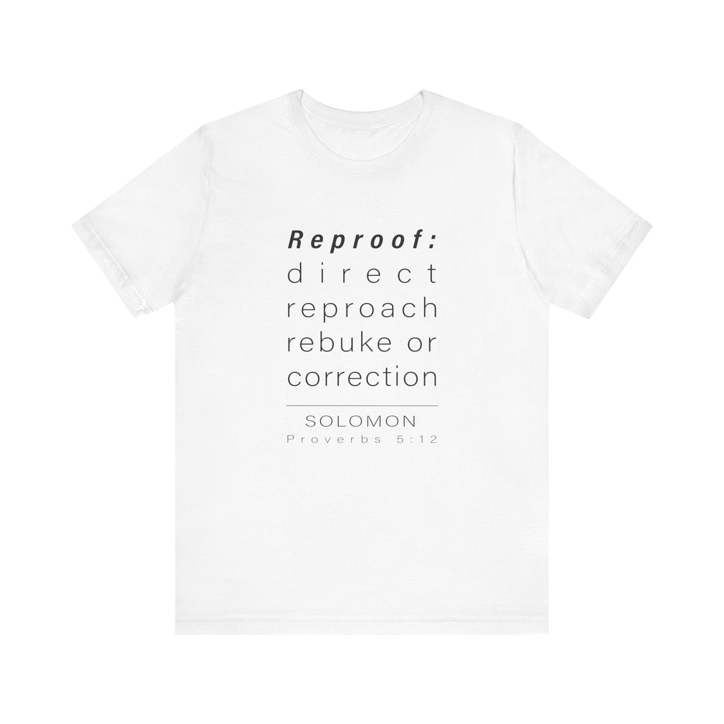 WYKProject Definition of Reproof Short Sleeve T-Shirt