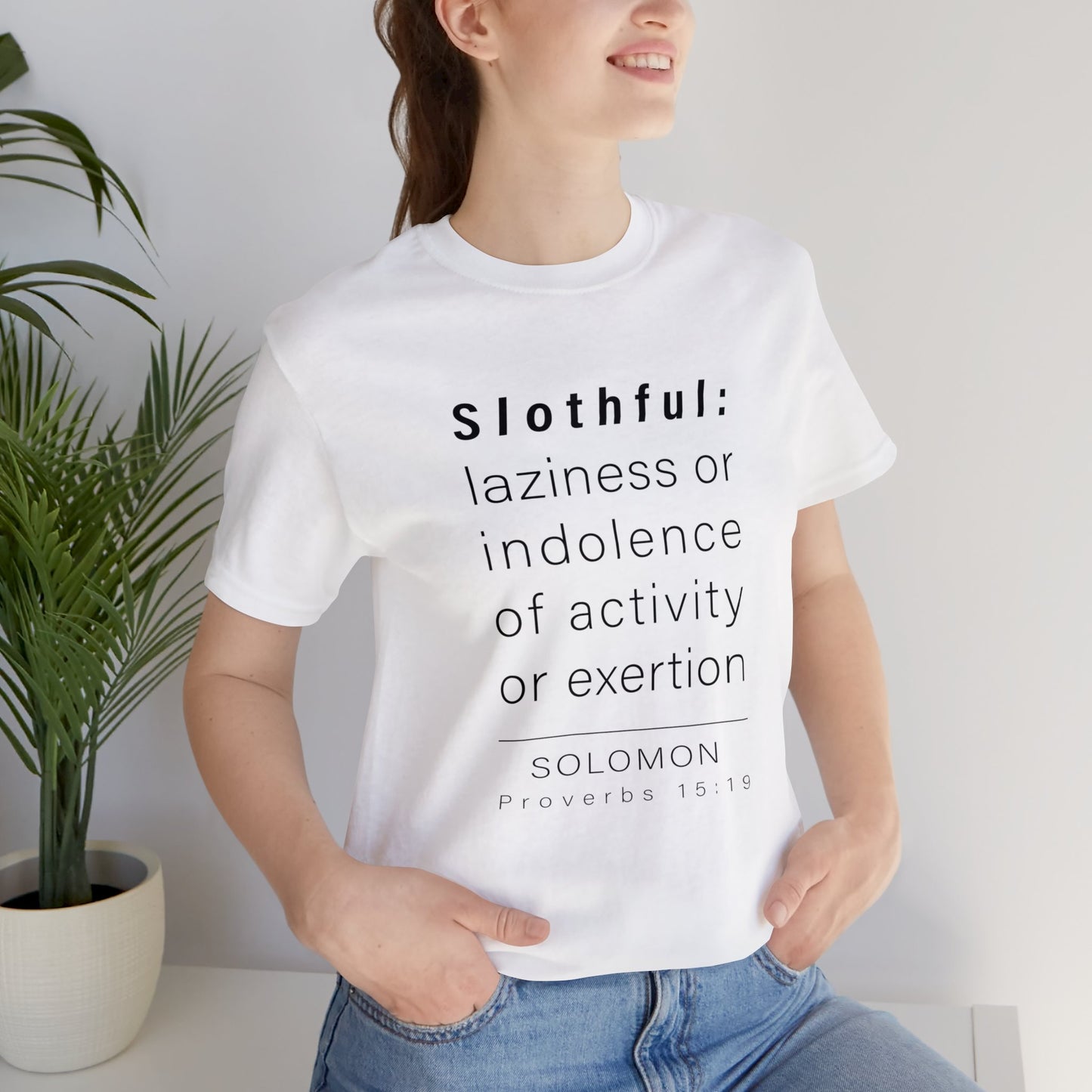 WYKProject Definition of Slothful Short Sleeve T-Shirt