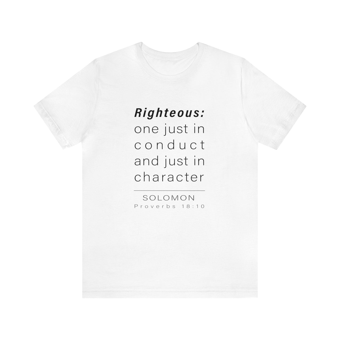 WYKProject Definition of Righteous Short Sleeve T-Shirt