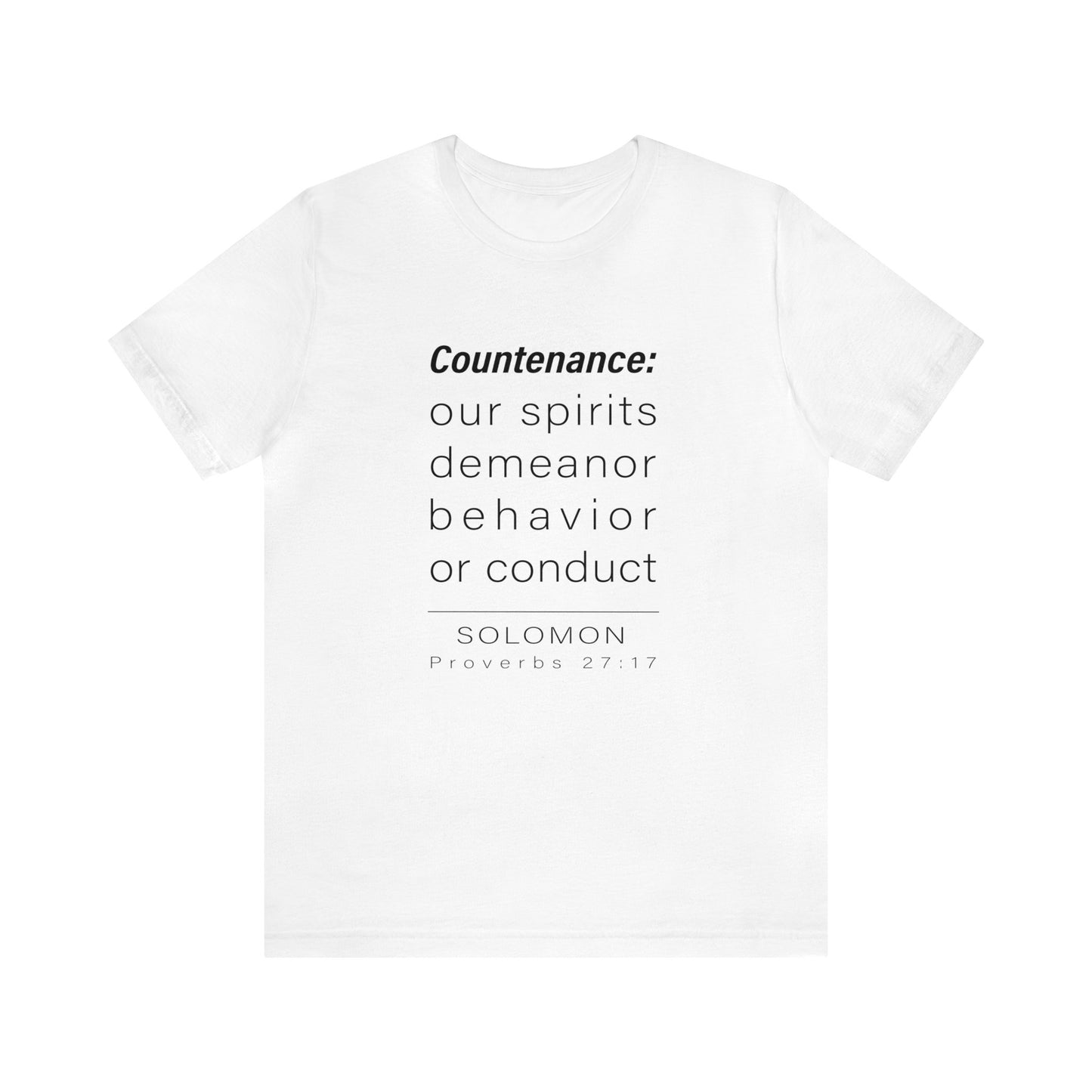 WYKProject Definition of Countenance Short Sleeve T-Shirt