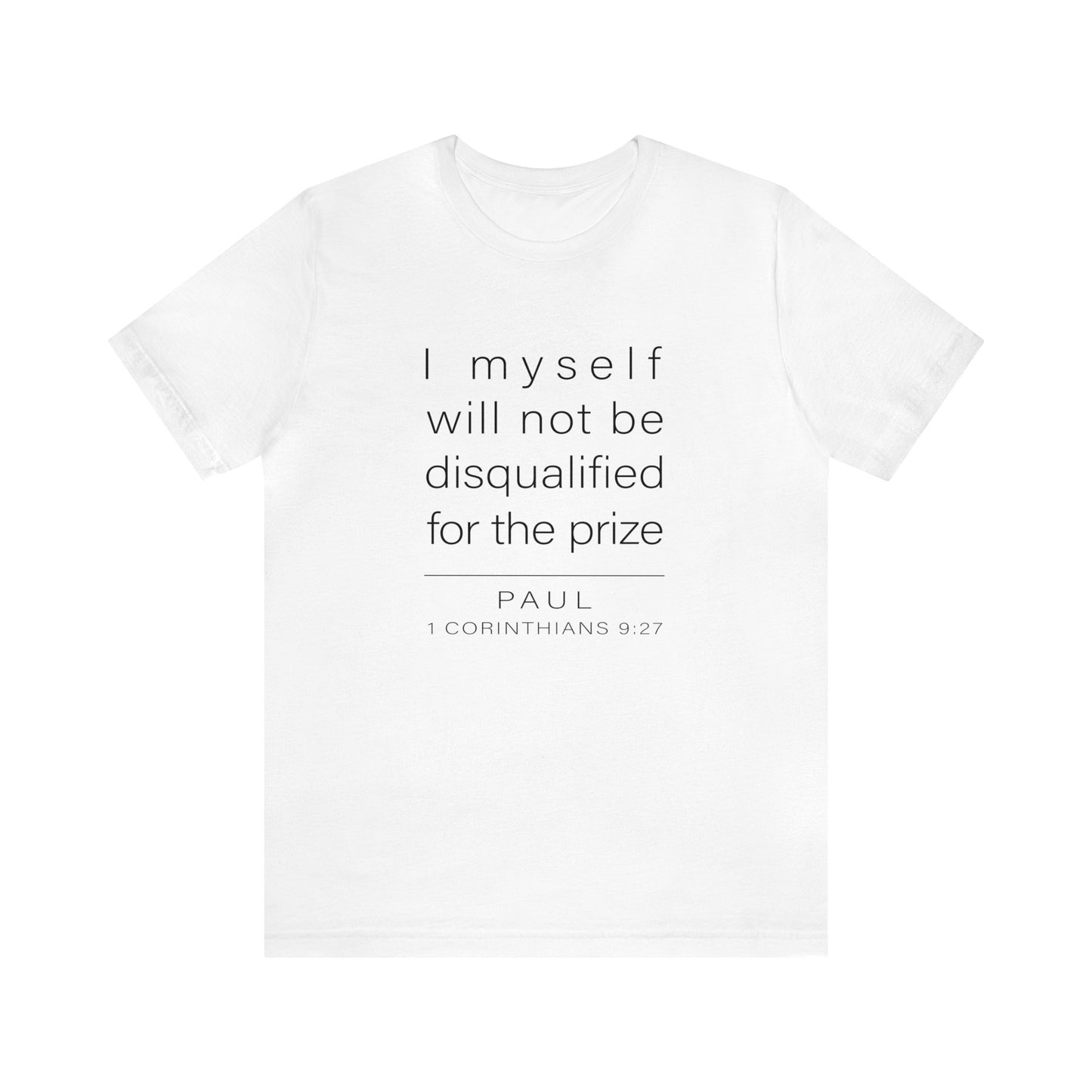 WYKProject 1 Corinthians 9:27 - 2 of 2 Short Sleeve T-Shirt