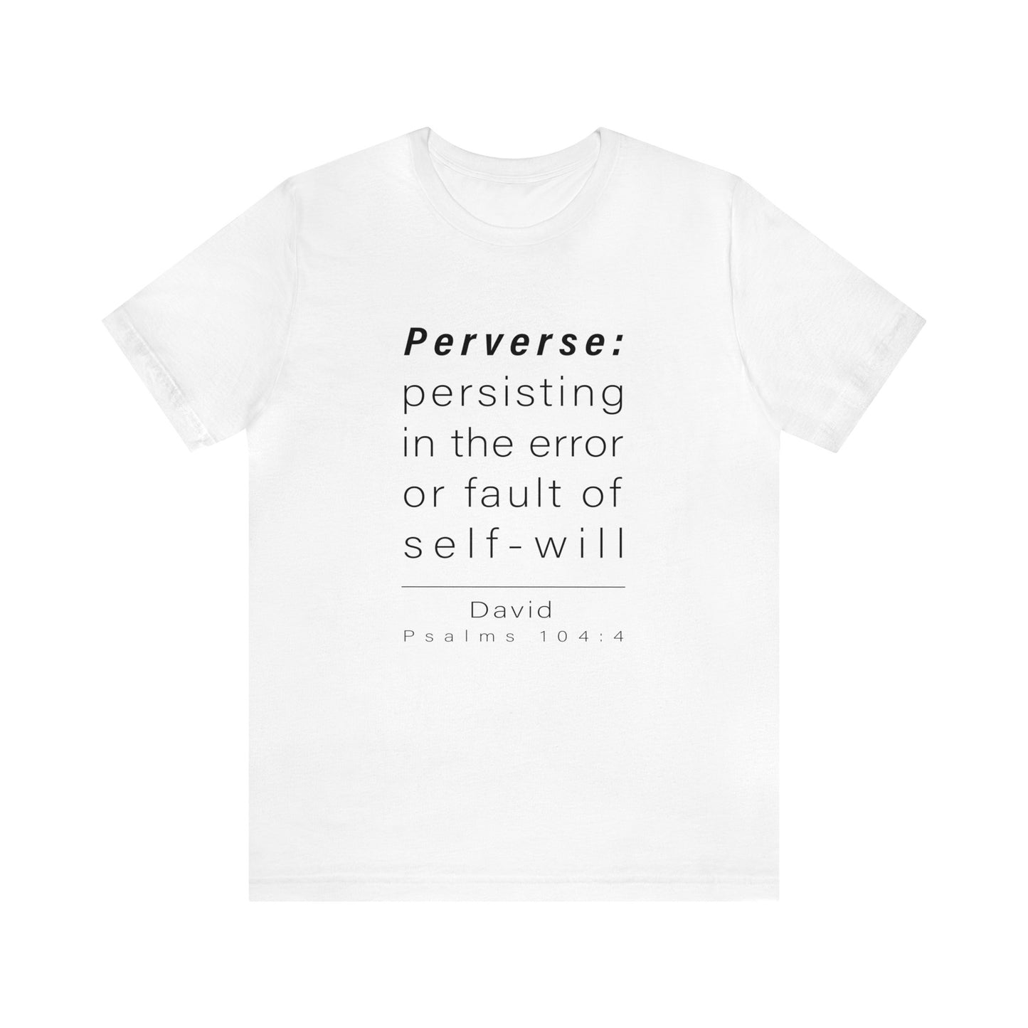 WYKProject Definition of Perverse Short Sleeve T-Shirt