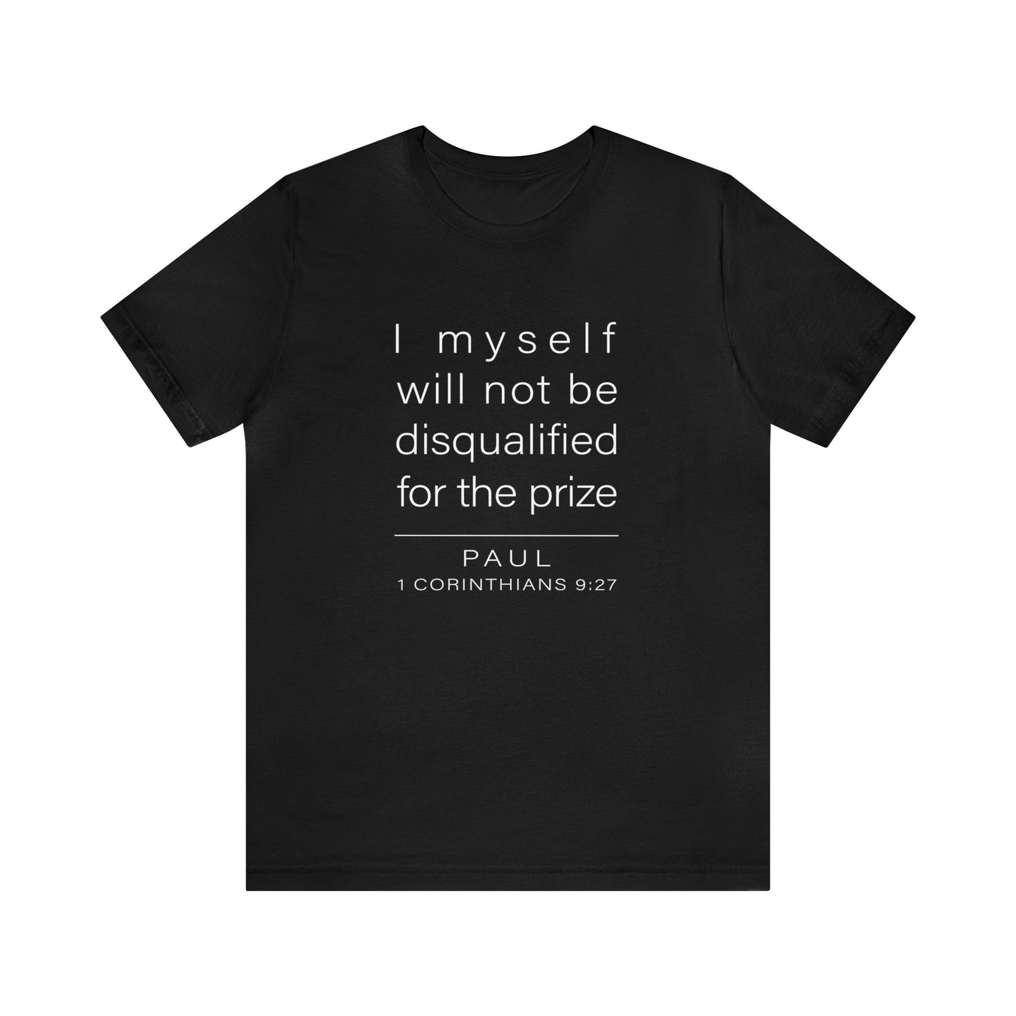 WYKProject 1 Corinthians 9:27 - 2 of 2 Short Sleeve T-Shirt