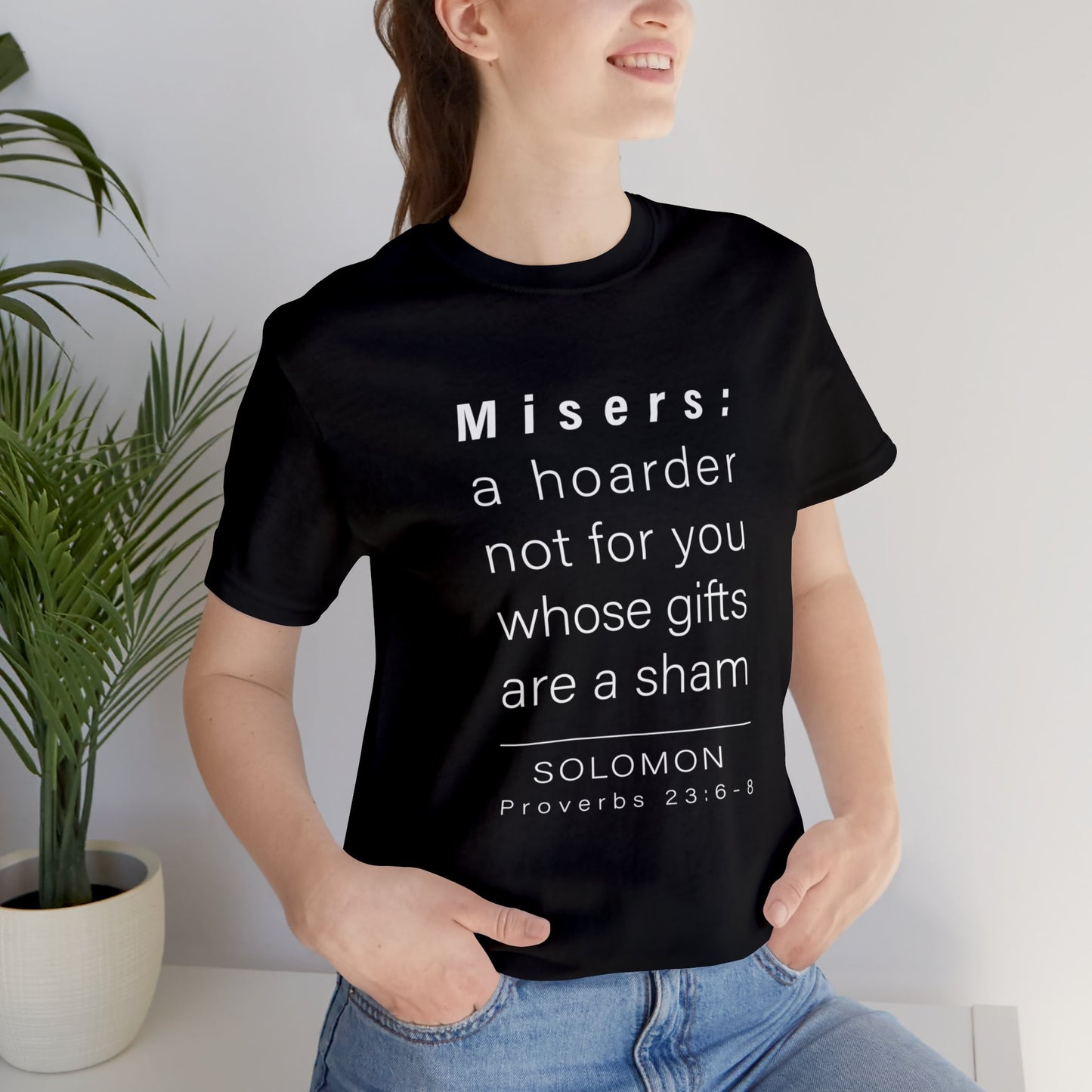 WYKProject Definition of Misers Short Sleeve T-Shirt