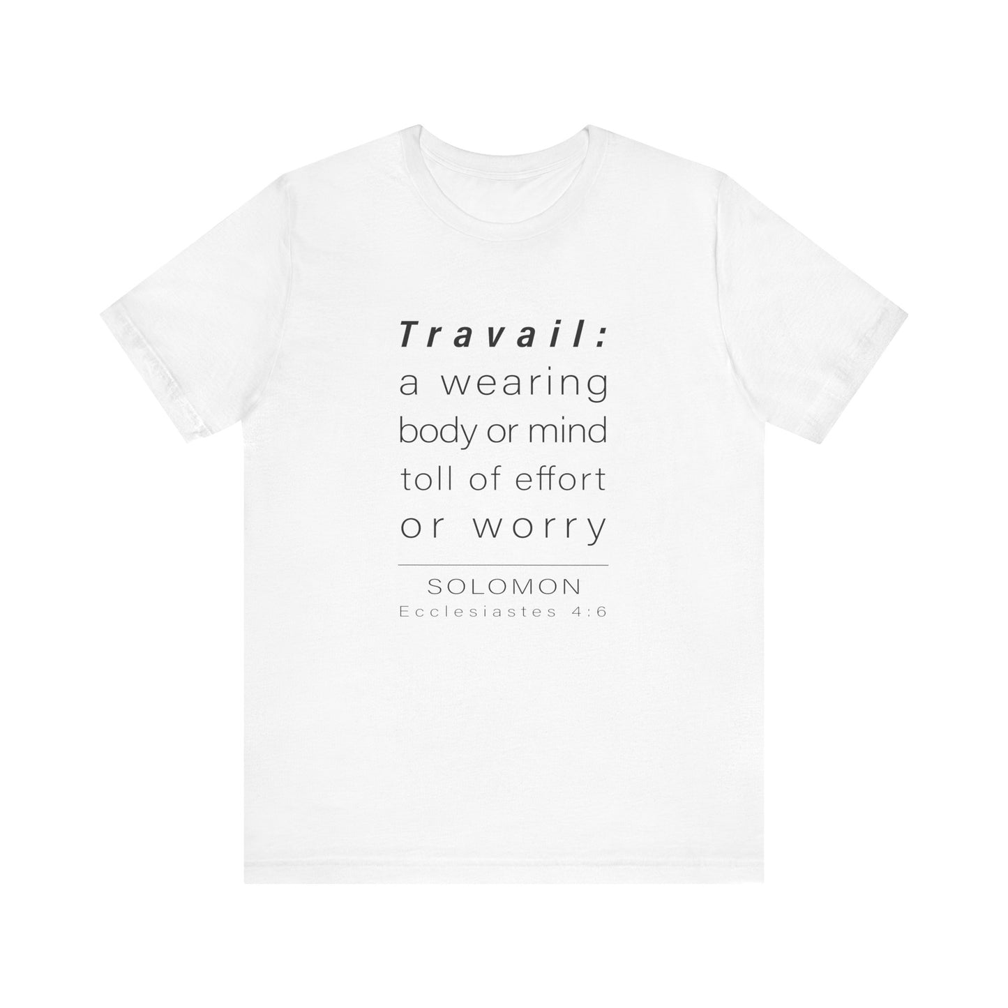 WYKProject Definition of Travail Short Sleeve T-Shirt