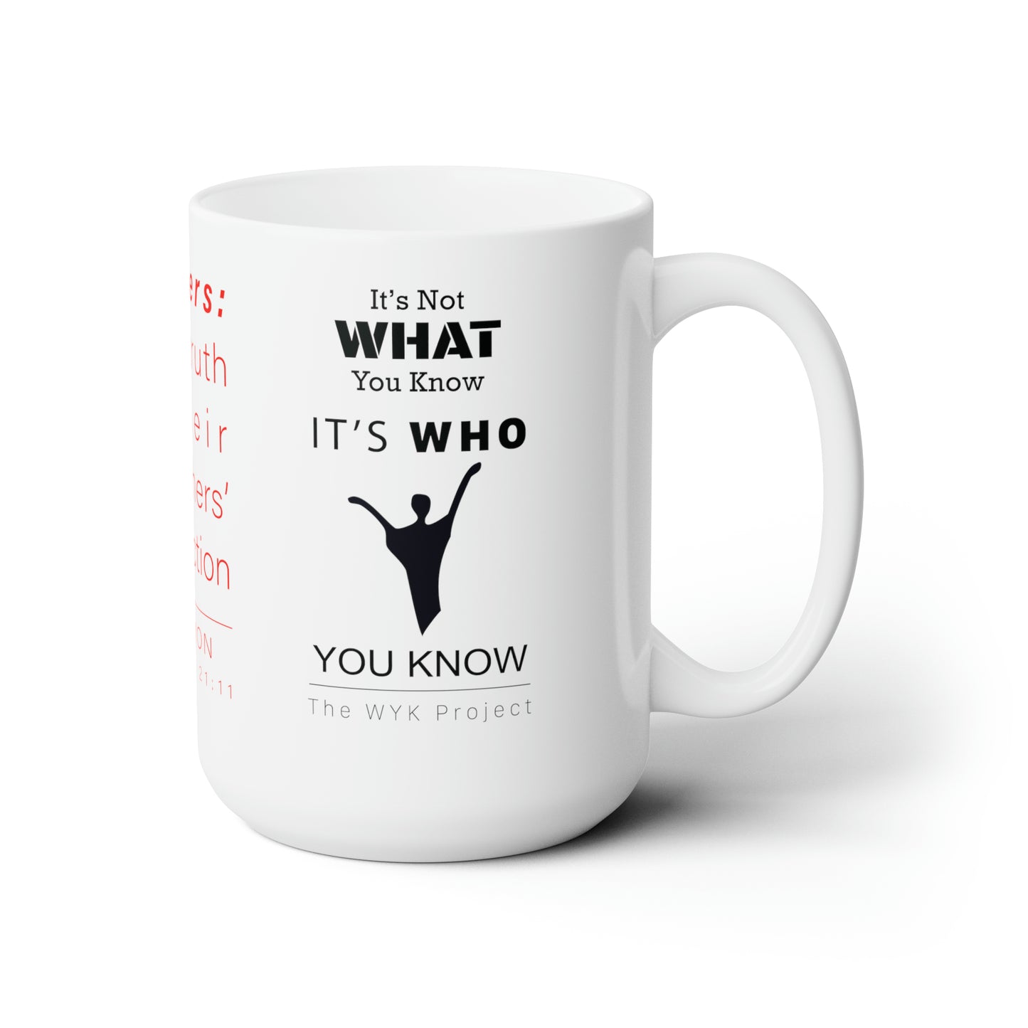 WYKProject Scoffers White Ceramic Mug 15oz