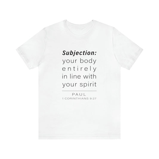 WYKProject Definition of Subjection Short Sleeve T-Shirt