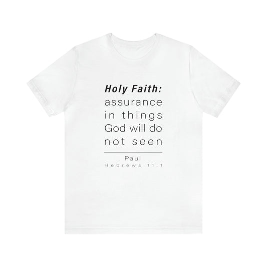 WYKProject Definition of Holy Faith Short Sleeve T-Shirt