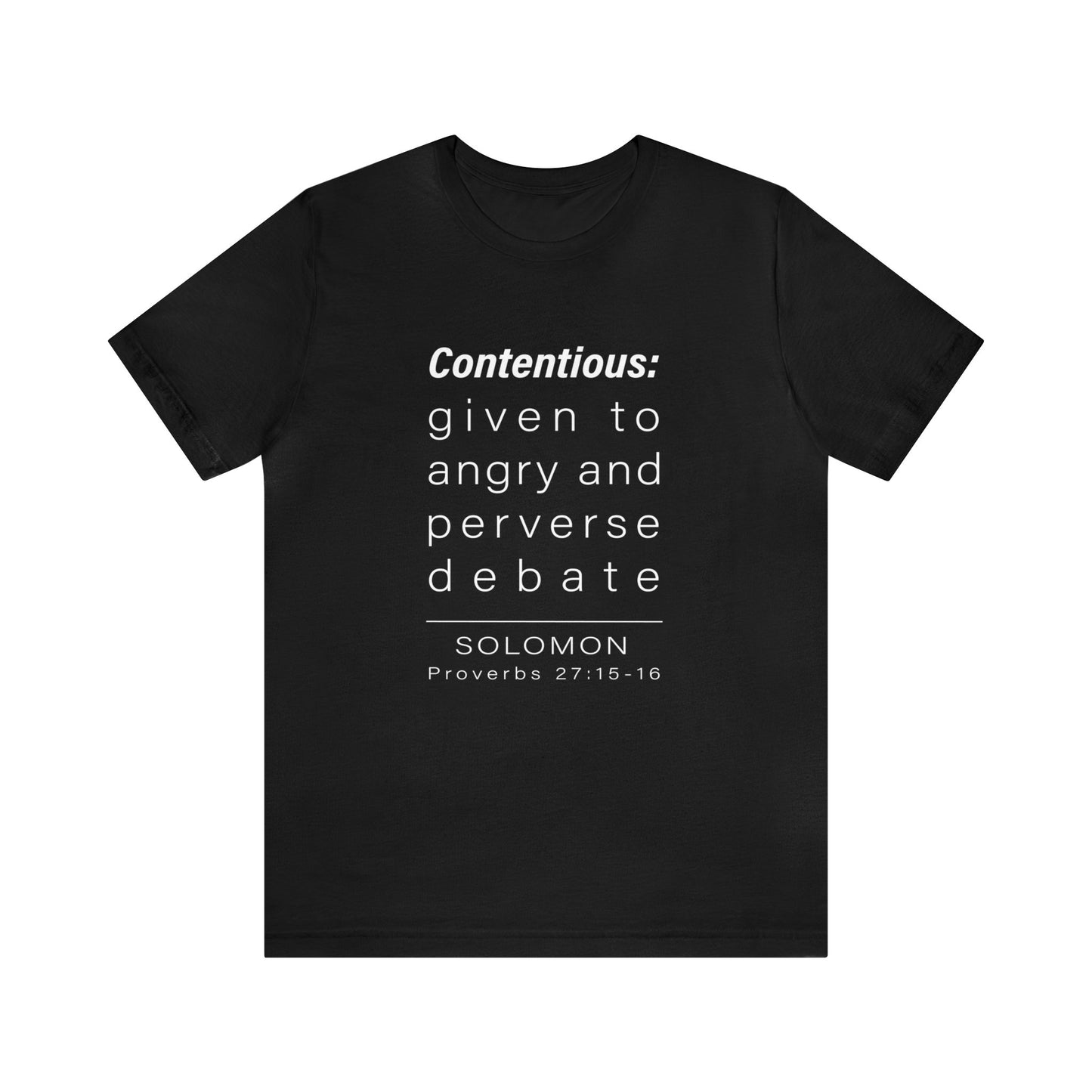 WYKProject Definition of Contentious Short Sleeve T-Shirt